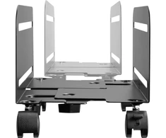 Laikiklis do komputera InLine® PC-Trolley, Rolling support for computer cases, max 10kg, juodas