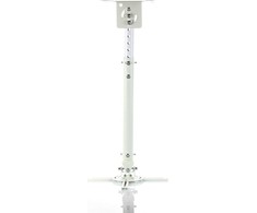 ART RAMP P-107W ART laikiklis P-107W, 47-76cm iki projektoriaus baltas 15KG Tvirtinimas prie lubinio laikiklio