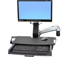 Laikiklis Ergotron Deutschland Ergotron 45-260-026 StyleView Sit-Stand Combo Arm LCD iki 61 cm 24 colių iki 14,5kg. Pakeliamas iki 64cm