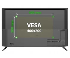 Laikiklis Fiber Mount Fiber Novelty C12F - Mocny stały kompaktowy uchwyt do telewizorów LCD LED do 50 kg