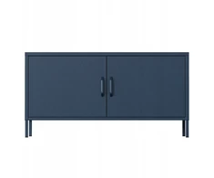 Laikiklis Jan Nowak Metalinė TV spintelė ant kojelių tamsiai mėlyna, 1150 x 595 x 400 mm: ROSA Modern (5904405577370)