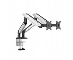 2 monitorių laikiklis AndaSeat Stealth PRO II Duo, 19 cm³, 17–42 colių, baltas