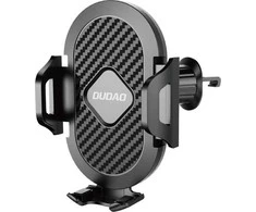Dudao F2+ smartphone holder for air vent, clamp – juodas
