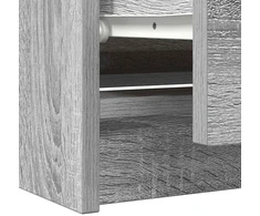 Laikiklis Pilka Sonoma televizoriaus spintelė 100x35x54 cm Klijuota mediena