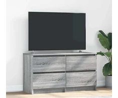 Laikiklis Pilka Sonoma televizoriaus spintelė 100x35x54 cm Klijuota mediena