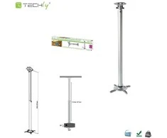 TECHLY 301597 Techly Universal projector lubinis laikiklis mount 110-197 cm 15 kg sidabrinis