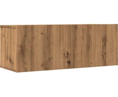 Laikiklis Ścienne szafki TV, 2 vnt., dąb artisian, 80x30x30 cm