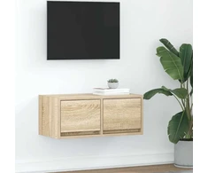 Laikiklis Sonoma ąžuolo TV spintelė 60x31x25,5 cm Klijuota mediena