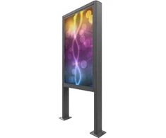 Laikiklis EDBAK | Grindų stovas | POK101 | 55" | Maksimalus svoris (talpa) 80 kg | Juodas