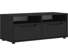 Laikiklis TV spintelė VISNES, juoda, 100x40x38cm, klijuota mediena