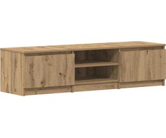 TV staliukas TV spintelė, ąžuolo spalvos, 140x40x36 cm, inžinerinė mediena