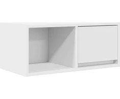 TV staliukas Televizoriaus spintelė, balta, 60x31x25,5 cm, apdirbta mediena