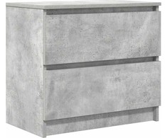 Laikiklis Szafka RTV Beton Pilka 60x35x54 cm Drewno klejone