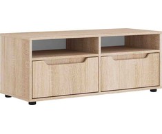 Laikiklis VISNES TV spintelė, Sonoma ąžuolo spalvos, 100x40x38 cm, klijuota mediena