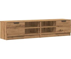 Laikiklis TV staliukai, 2 vnt., ąžuolo spalvos, 80x35x36,5 cm