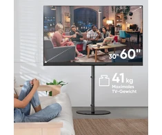 Laikiklis TV PRIEDŲ GRINDŲ STOVAS / 30-60" / Juodas TS5060-B ONKRON
