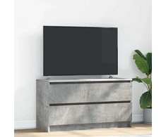 Laikiklis TV spintelė, betono pilka, 100x35x54 cm, klijuota mediena