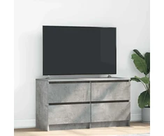 Laikiklis TV spintelė, betono pilka, 100x35x54 cm, klijuota mediena