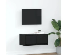 Laikiklis TV spintelė, juodo ąžuolo spalvos, 60x31x25,5 cm, klijuota mediena