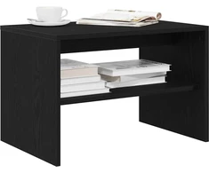 Laikiklis TV spintelė, juodo ąžuolo spalvos, 60x40x40 cm, klijuota mediena