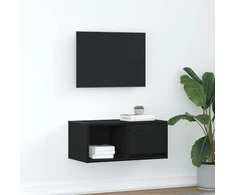 Laikiklis TV spintelė, juodo ąžuolo spalvos, 60x31x25,5 cm, klijuota mediena