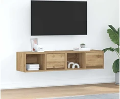 Laikiklis TV spintelės, 2 vnt., „Artisan Oak“, 60 x 31 x 25,5 cm, klijuota mediena
