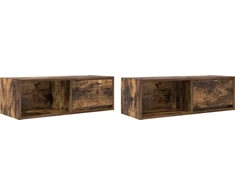 TV staliukas Televizoriaus spintelės, 2vnt., 80x31x25,5 cm, mediena