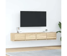 Laikiklis TV spintelės, 2 vnt., Sonoma ąžuolo spalvos, 80 x 31 x 25,5 cm, klijuota mediena