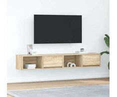 Laikiklis TV spintelės, 2 vnt., Sonoma ąžuolo spalvos, 80 x 31 x 25,5 cm, klijuota mediena