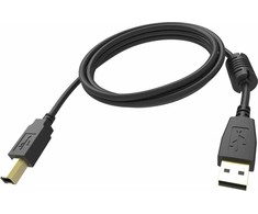 Kabelis USB Vision USB-A - USB-B 5 m Juodas (TC 5MUSB/BL)