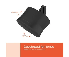 Laikiklis Vogels Wall mount | Speaker Wall Mount for Sonos Era 300 | Tilt, rotate | Maximum weight (capacity) 7kg | Juodas