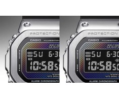 Laikrodis CASIO G-SHOCK modelis THE ORIGIN METAL COVERED - RAINBOW BRICK WALL SERIJA
