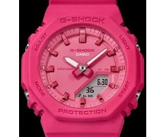 Laikrodis Casio G-shock analoginis-skaitmeninis moteriškas GMA-P2100PP-4AER