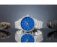 Vyriškas laikrodis Giewont Chronograph Sapphire Sidabrinė Mėlyna GW6310-B3