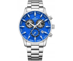 Vyriškas laikrodis Giewont Chronograph Sapphire Sidabrinė Mėlyna GW4580-B3