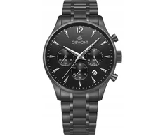 Vyriškas laikrodis Giewont Chronograph Safyrinis Juodas GW6310-B1