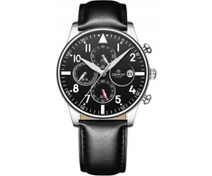 Vyriškas laikrodis Giewont Chronograph Sapphire Juodai Sidabrinė GW5630-A2