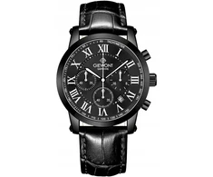 Laikrodis Giewont Vyriškas laikrodis Giewont Chronograph Sapphire Juodas GW6260-A3
