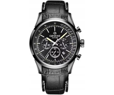 Laikrodis Giewont Vyriškas laikrodis Giewont Chronograph Sapphire Juodas GW7650-A4