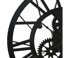 Sieninis laikrodis, juodos spalvos, 30cm, akrilas