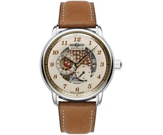 Išmanusis laikrodis Mechaninis laikrodis Zeppelin New Captain's Line 42 mm