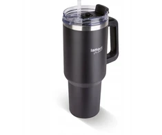 LT4091 KUBEK TER. Juodas 0,9L HUGE LAMART