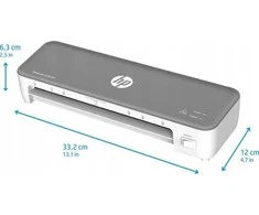 Laminatorius - HP OneLam 270 A4, 80-125 µm, 120 °C, 23 cm, pilkas