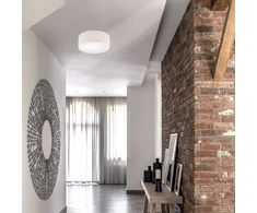 Lamkur lubinis šviestuvas Lamkur Chester 48062 lubinis šviestuvas apskritimas 2x60W E27 kreminė/balta