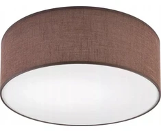 Lamkur lubinis šviestuvas Lamkur Vivian 48420 lubinis šviestuvas apskritimas 1x60W E27 ruda/balta
