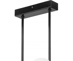 Lamkur pakabinamas šviestuvas Lamkur Astro 45061 modernistinis rutulinis pakabinamas šviestuvas su stiklo gaubtais 4x5W G9 balta/juoda