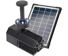 Lampa Aquagarden liberty lempa, kompaktiškas saulės siurblys, tvenkiniui, 240 l/h, maks. aukštis 1,25 cm, LED 0,15 W, saulės panelė 5 W (SE-33047)
