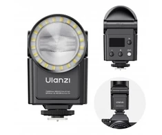 null Fotoaparato blykstė - Ulanzi F16R/L302 2-in-1 blykstė ir LED šviesa GN16 2 500–6 500 K 1 200 mAh USB-C