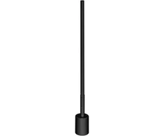 Osram 8W LED toršeras SMART WIFI, juodas, 2700/6500K, dimeriuojamas, su nuotolinio valdymo pulteliu