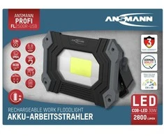 Ansmann FL2500R darbo žibintas, 2400 liumenų, įkraunamas